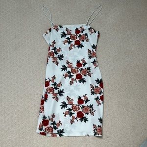 Flowery mini dress
